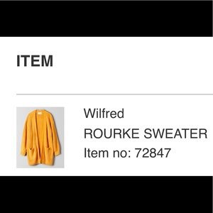 Wilfred Rourke Oversized Sweater